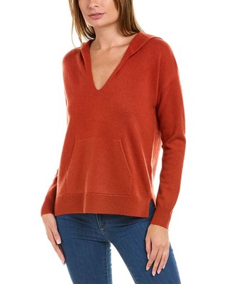 

Женская кашемировая худи Incashmere High-Low, Красный