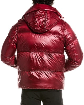 Pre-owned Canada Goose Crofton Puffer Jacket Men's Red S