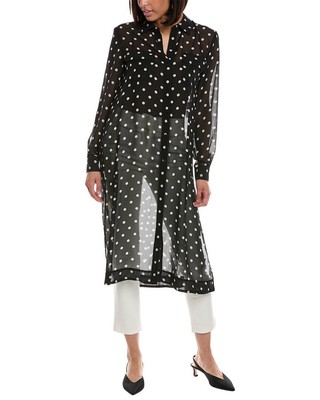 Туника-пыльник Anne Klein Женская черная Xs
