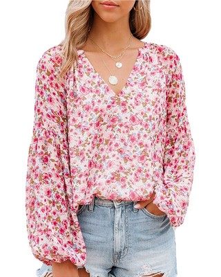 

Блузка Orso Levi женская, Pink - flowers print