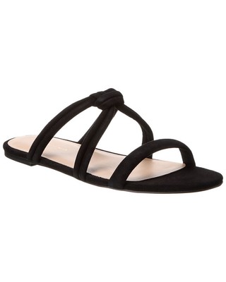 

Женские замшевые сандалии Stuart Weitzman, черные, Черный, NA