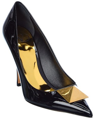 

Женские лакированные туфли Valentino One Stud 100, Черный, NA