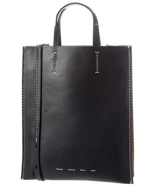 

Маленькая кожаная сумка-тоут для женщин Proenza Schouler Twin, черная, NA