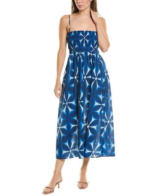 Электрическое розовое женское платье миди Camilla Midi Dress