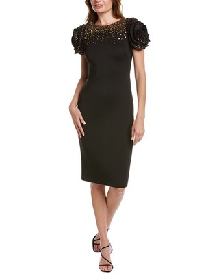 

Платье-футляр Badgley Mischka женское черное, Черный