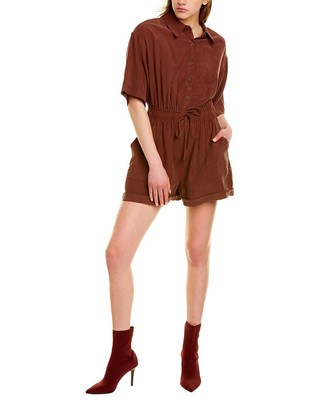 Weworewhat Utility Romper Женский Коричневый S