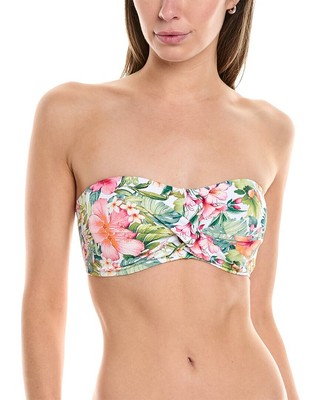 Женский топ-бикини-бандо Tommy Bahama Island Cays Flora Twist