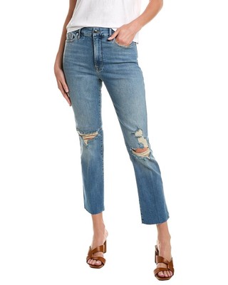 

Джинсы Good American синие прямые женские, Синий, NA