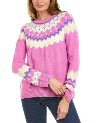 

Уютный женский свитер Vince Camuto Fairisle, Rose glow