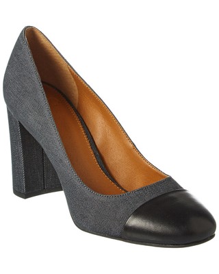 

Franco Sarto Astrella Женские туфли-лодочки с кожаной отделкой синие 7,5, Синий, NA