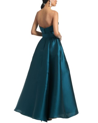 Pre-owned Sachin & Babi Ceri Silk-blend Gown Women's In Blue