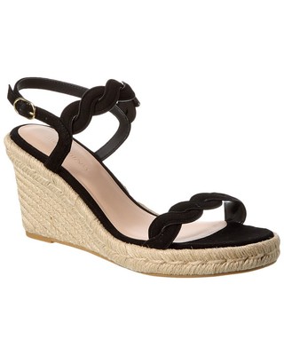 

Женские замшевые сандалии Stuart Weitzman Twist, Черный, NA