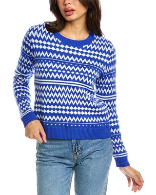 

Женский свитер Chinti - Parker Pop Fair Isle из шерсти и кашемира, Синий