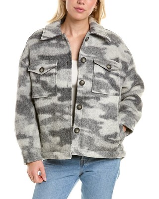 

Женская полушерстяная куртка Allsaints Fenix, Grey, NA
