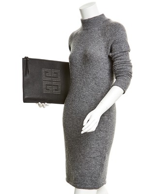 Givenchy Womens  Eyelet Embellished Leather Pouch