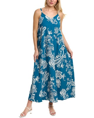 

Женское платье макси полной длины Vince Camuto, Синий