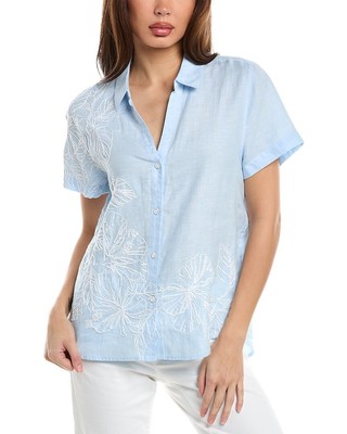 Женская льняная рубашка Tommy Bahama Hightide Hibiscus из льна