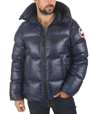 

Мужская куртка-пуховик Canada Goose Crofton синяя, Синий, NA