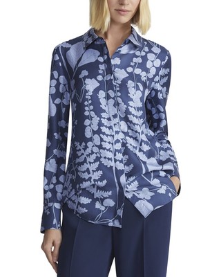 Женская шелковая блузка Lafayette 148 New York Scottie Xxs