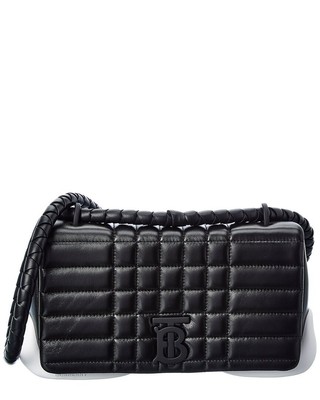 

Кожаная женская сумка через плечо Burberry Lola Box, черная, NA