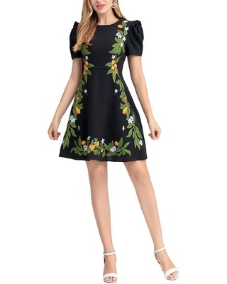 

Мини-платье Burryco женское, Black/print