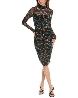 

Платье миди Alice + Olivia Delora женское черное, Черный
