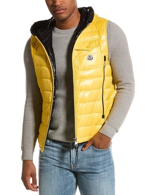 

Moncler Ragot Жилет Мужской, Желтый, NA
