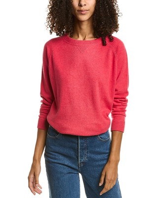 

Женский кашемировый свитшот с круглым подолом Forte Cashmere, Розовый