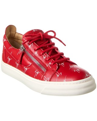 

Кожаные мужские кроссовки Giuseppe Zanotti Aug/Liv, Красный, NA