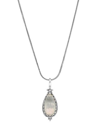 Pre-owned Konstantino Silver Pearl Necklace Women's