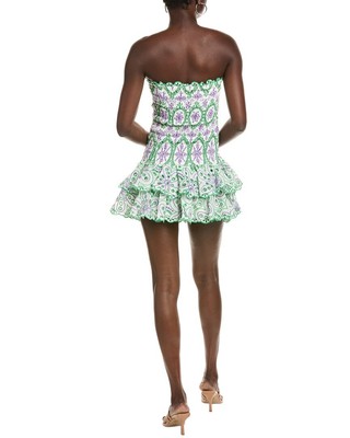 Pre-owned Ibiza Charo Ruiz  Megan Mini Dress Women's M In Purple