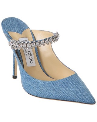 

Джинсовые туфли Jimmy Choo Bing 100, женские синие, Синий, NA