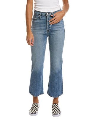

Hudson Jeans Faye Canal Укороченные женские джинсы Bootcut с ультравысокой посадкой, синие, Синий, NA