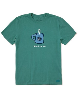 

Мужская футболка Life Is Good Crusher, Spruce green, NA
