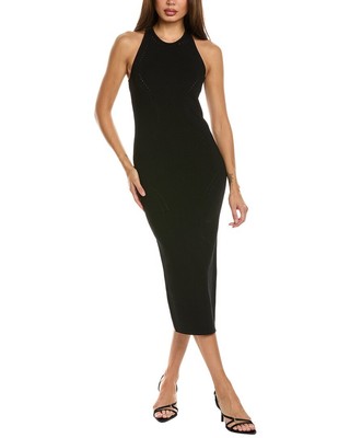A.L.C. Kit Midi Dress Womens Black Xs