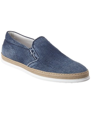 

Tod S Джинсовые слипоны мужские синие, Синий, NA