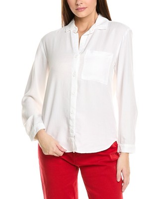 Bella Dahl Pocket Oversized Shacket Womens  S
