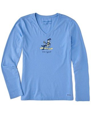 

Женская футболка Life Is Good Crusher, Cornflower blue