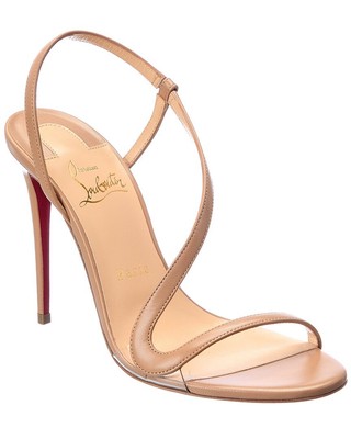 

Christian Louboutin Rosalie 100 Женские кожаные сандалии, Розовый, NA