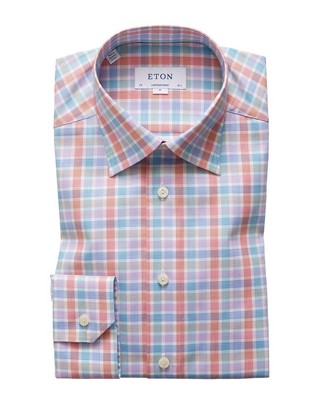

Рубашка мужская зеленая Eton Contemporary Fit, Зеленый, NA