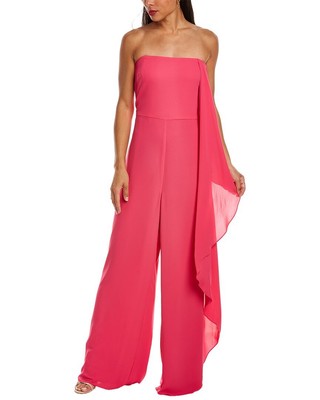 

Halston Комбинезон без бретелек женский розовый, NA