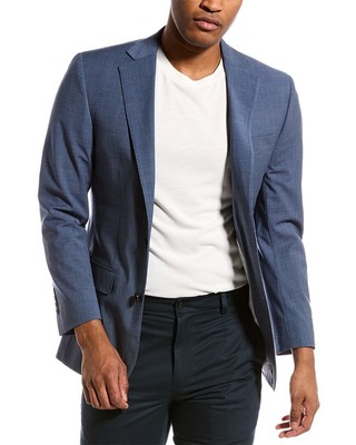 

Мужская полушерстяная куртка Brooks Brothers Regent Fit, Синий, NA