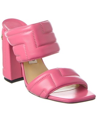 

Jimmy Choo Themis 100 Кожаные сандалии женские, Розовый, NA