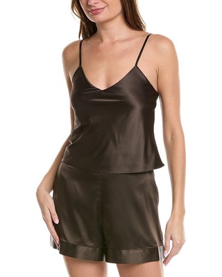 Женская блузка Natori Glamour Cami коричневого цвета L