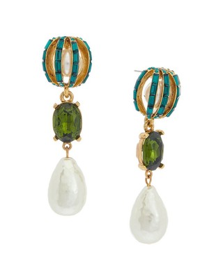 Женские серьги Oscar De La Renta Prefall 2023 14K