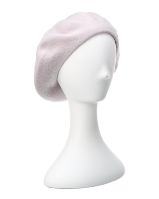 

Hat Attack Классический шерстяной берет женский белый, NA