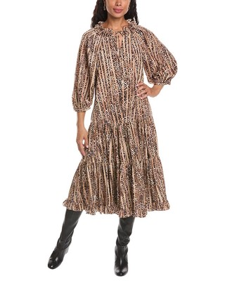 Женское платье Kobi Halperin Whistler Dress коричневого цвета S