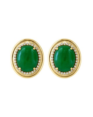 Женские серьги с бриллиантами и драгоценными камнями Effy Fine Jewelry 14 Карат весом 11,19 Карата