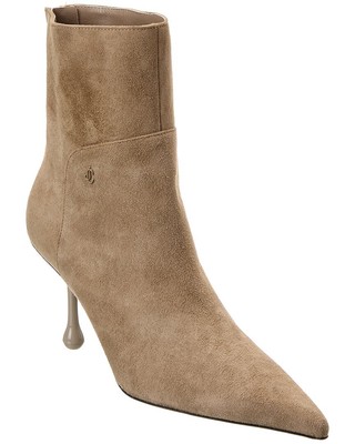 Замшевые ботильоны Jimmy Choo Cycas 80 Женские коричневые 40