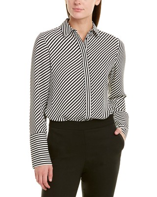 

Anne Klein Блузка женская, Anne black/anne white combo